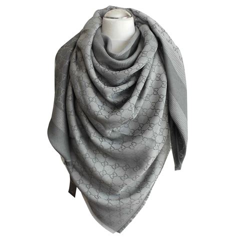 gray gucci scarf|gucci neckerchief.